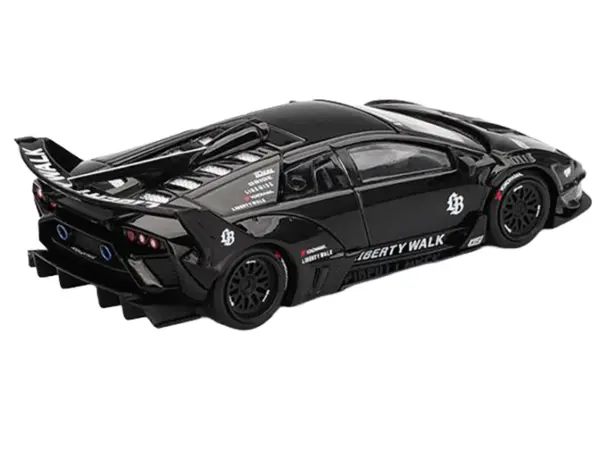 Lamborghini Murcielago GT EVO LB-Silhouette Works Black Limited Edition 1/64 Diecast Model Car by Mini GT #3