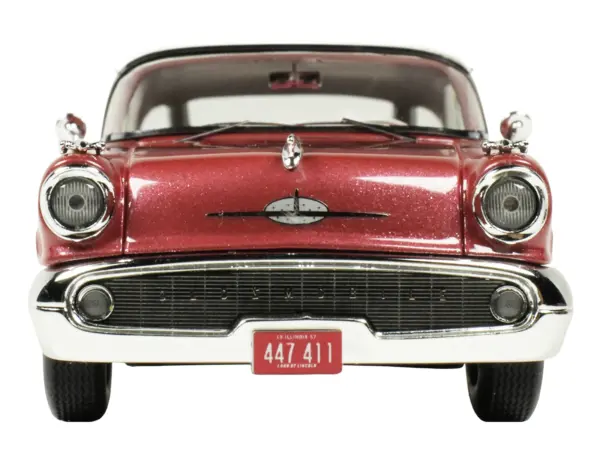 1957 Oldsmobile Starfire Royal Glow Red and Alcan White Limited Edition to 200 pieces Worldwide 1/43 Model Car by Goldvarg Collection #5