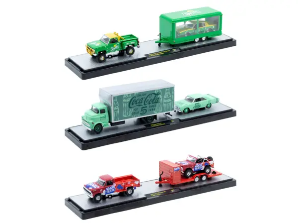 Auto Haulers "Soda" Set of 3 pieces Release 41 Limited Edition to 8200 pieces Worldwide 1/64 Diecast Models by M2 Machines #2