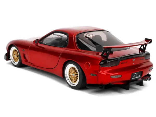 Mazda RX7 Type RS (FD3S) RHD (Right Hand Drive) Orange Metallic "Pink Slips" Series 1/18 Diecast Model Car by Jada #5