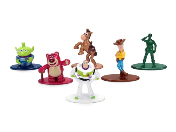 Set of 6 Diecast Figures "Toy Story" Movie Franchise "Nano Metalfigs" Series Diecast Models by Jada #3