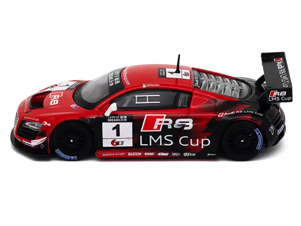 Audi R8 LMS #1 Edoardo Mortara Winner "Macau GT Cup" (2013) 1/64 Diecast Model Car by Pop Race #2