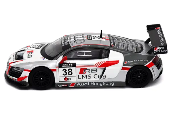 Audi R8 LMS #38 Marchy Lee "Macau GT Cup" (2013) 1/64 Diecast Model Car by Pop Race #2