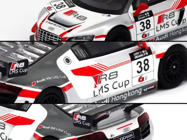 Audi R8 LMS #38 Marchy Lee "Macau GT Cup" (2013) 1/64 Diecast Model Car by Pop Race #3