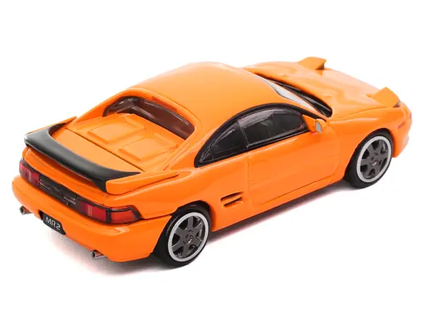 Toyota MR2 W20 RHD (Right Hand Drive) Orange 1/64 Diecast Model Car by Die Cast Team #2