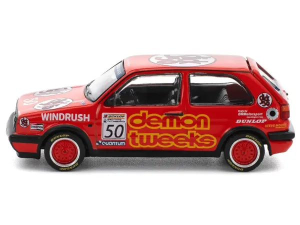 Volkswagen Golf GTI MK2 #50 Demon Tweeks "British Touring Car Championship" (1988) 1/64 Diecast Model Car by Pop Race #3
