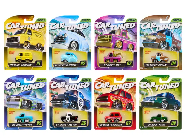 "Mainline" 2025 Series 8 Set of 8 Pieces Diecast Model Cars by CarTuned #1