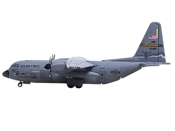Lockheed C-130H3 Hercules Transport Aircraft "96-7325 120th Airlift Wing Montana Air National Guard" United States Air Force "Gemini Macs" Series 1/400 Diecast Model Airplane by GeminiJets #2