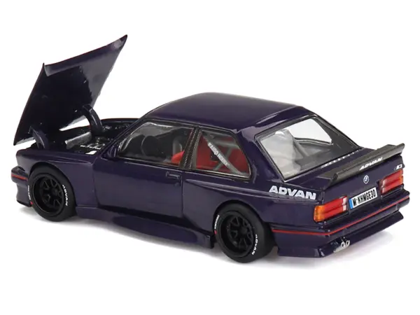 BMW M3 "Kaido GT V2" Purple Metallic (Designed by Jun Imai) "Kaido House" Special 1/64 Diecast Model Car by Mini GT #4