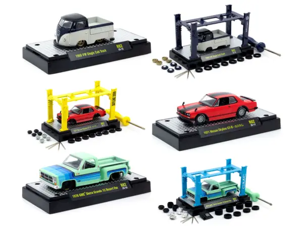 Model Kit 3 piece Car Set Release 82 Limited Edition to 8000 pieces Worldwide 1/64 Diecast Model Cars by M2 Machines #2
