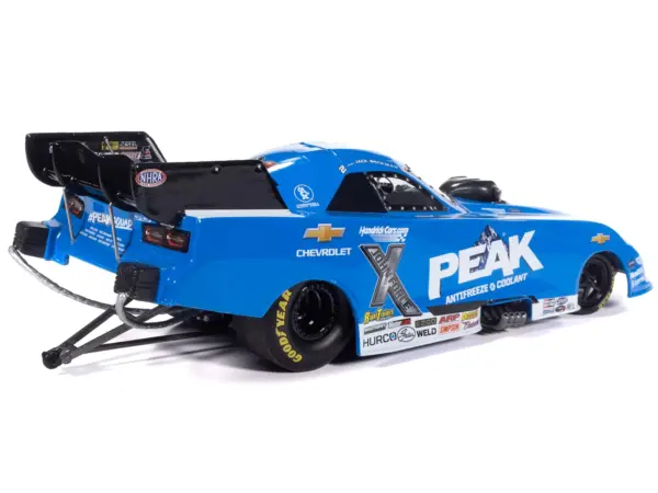 Chevrolet Camaro SS NHRA Funny Car Jack Beckman "Peak" (2025) "John Force Racing" Limited Edition 1/24 Diecast Model by Auto World #5