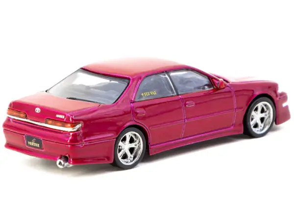 Toyota Vertex Mark II JZX100 RHD (Right Hand Drive) Hot Pink Metallic "Global64" Series 1/64 Diecast Model by Tarmac Works #2