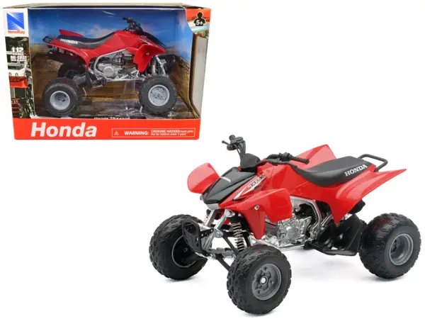Honda TRX 450R ATV Red 1/12 Diecast Motorcycle Model by New Ray #1