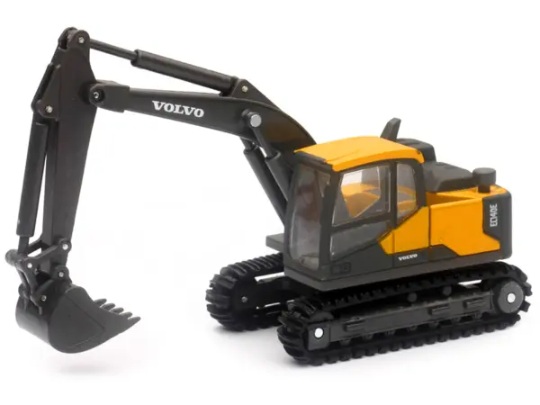 Volvo EC140E Track-Type Excavator Yellow Diecast Model by New Ray #2