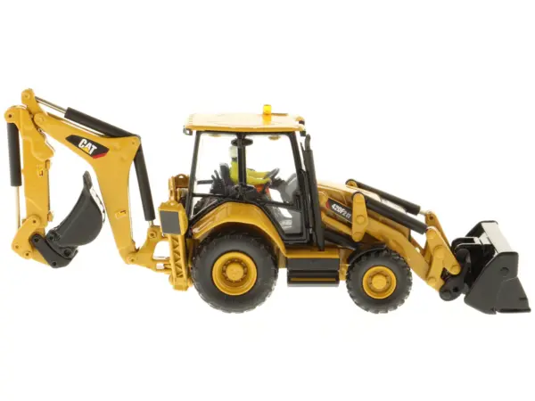 CAT Caterpillar 420F2 IT Backhoe Loader with Operator "High Line Series" 1/50 Diecast Model by Diecast Masters #3