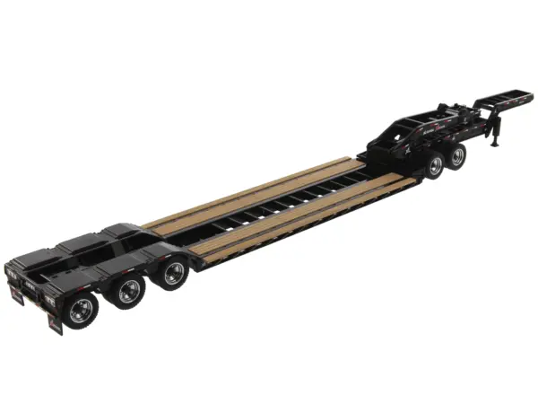 XL 120 Low-Profile HDG Outrigger Style Trailer with Jeep and 2 Boosters "Transport Series" 1/50 Diecast Model by Diecast Masters #3