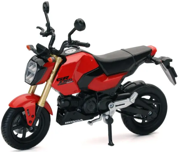 Honda GROM Motorcycle Red 1/12 Diecast Model by New Ray #2