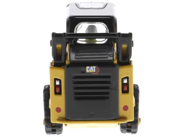 CAT Caterpillar 259D3 Compact Track Loader with Work Tools and Operator Yellow "High Line Series" 1/50 Diecast Model by Diecast Masters #5