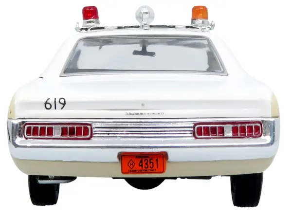 1972 AMC Matador Police Car "Phoenix Police Department" White and Beige 1/43 Diecast Model by Iconic Replicas #5