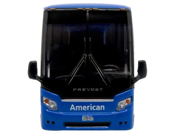 Prevost H3-45 Coach Bus "American Airlines Landline" Blue with Graphics Limited Edition 1/87 (HO) Diecast Model by Iconic Replicas #3