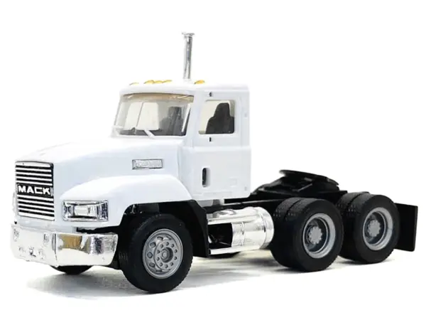 Mack 603 Short Day Cab White 1/87 (HO) Plastic Model Car by Promotex #2