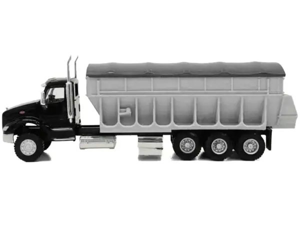 Peterbilt 579 Potato/Sugar Beet Truck Black 1/87 (HO) Plastic Model Car by Promotex #2