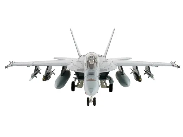 Boeing F/A-18F Super Hornet Fighter Aircraft "165875 Green Hornet VX-23 Salty Dogs NAS Patuxent River" (2011) United States Navy "Air Power Series" 1/72 Diecast Model by Hobby Master #3