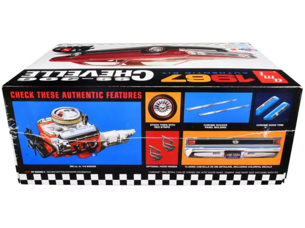 Skill 2 Model Kit 1967 Chevrolet Chevelle SS 396 "AMT Celebrating 75 Years" 1/25 Scale Model by AMT #3