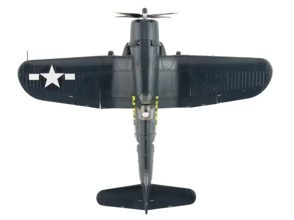 Vought F4U-4 Corsair Aircraft "N51 John Glenn VMF-155 China" (1945) United States Marine Corps "Air Power Series" 1/48 Diecast Model by Hobby Master #3