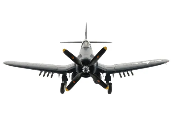 Vought F4U-4 Corsair Aircraft "N51 John Glenn VMF-155 China" (1945) United States Marine Corps "Air Power Series" 1/48 Diecast Model by Hobby Master #5