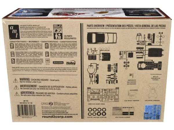 Skill 2 Model Kit 1969 Chevrolet Chevelle SS 396 1/25 Scale Model by AMT #4