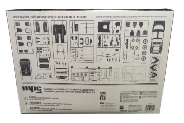 Skill 3 Model Kit 1979 Pontiac Firebird 1/16 Scale Model by MPC #4