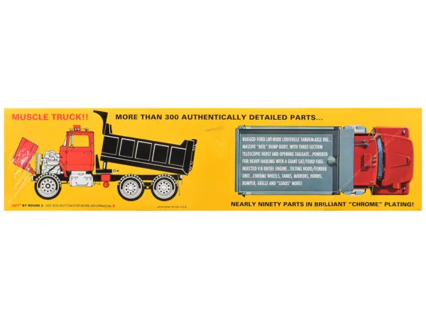 Skill 3 Model Kit Ford LNT-8000 Louisville Line Dump Truck 1/25 Scale Model by AMT #3