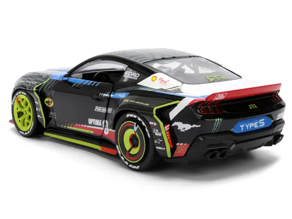 Ford Mustang RTR #25 Vaughn Gittin Jr. "Formula Drift PRO Championship" (2025) with Lights "RTR Vehicles" Series 1/24 Diecast Model Car by Jada #5