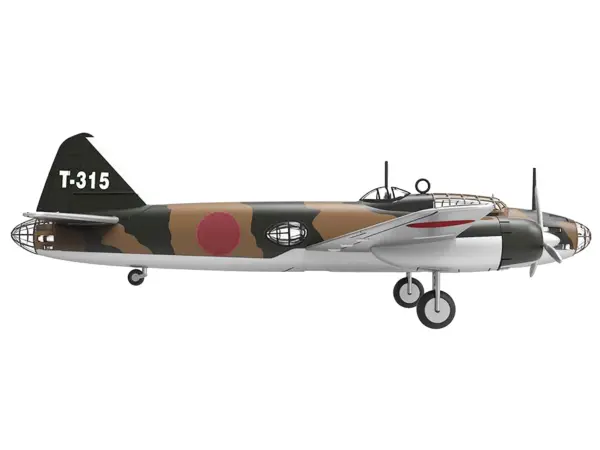 Mitsubishi G4M Bomber Aircraft "Betty Takao Kokutai Philippines" Imperial Japanese Navy (1941) "Planes of World War II" Series 1/144 Diecast Model Airplane by Luppa #2