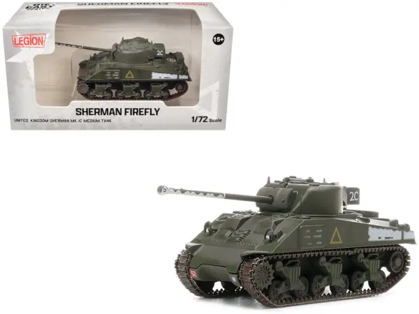 Sherman Firefly Mk.IC Medium Tank "A Squadron Coldstream Guards 5th Guards Armoured Brigade Germany" (1945) British Army 1/72 Diecast Model by Legion #1