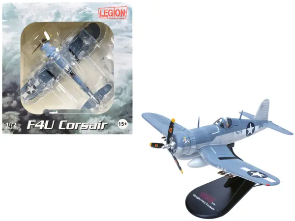 Vought F4U-1A Corsair Fighter Aircraft "Marines Dream Capt. Edwin Olander VMF-214 Black Sheep Vella Lavella Solomon Islands" (1943) United States Marine Corps 1/72 Diecast Model by Legion #1