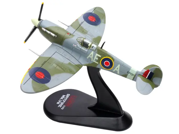 Supermarine Spitfire Mk Vb Fighter Aircraft "EP120 Flight Lieutenant James 'Jeff' Northcott No. 402 City of Winnipeg Squadron" (1943-1944) Royal Canadian Air Force 1/72 Diecast Model by Legion #4