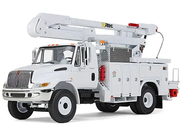 International DuraStar Utility Bucket Truck "Altec" White 1/34 Diecast Model by First Gear #2