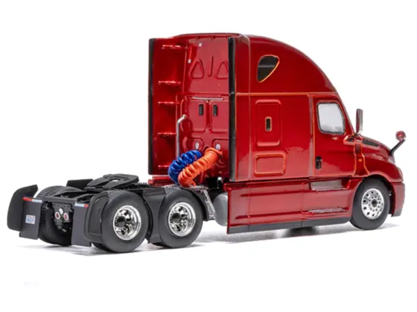 2018 Freightliner Cascadia Truck Tractor Red Metallic 1/64 Diecast Model by IXO Models #3