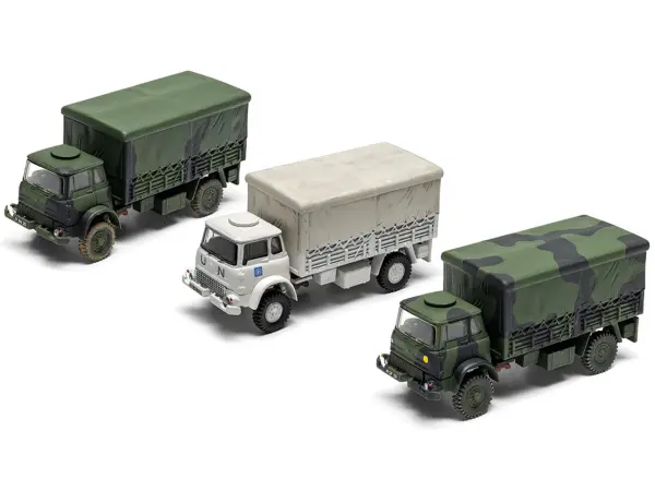 Level 1 Model Kit British Army 4-ton 4x4 GS Truck with 3 Scheme Options 1/76 Scale Plastic Model Kit by Airfix #2