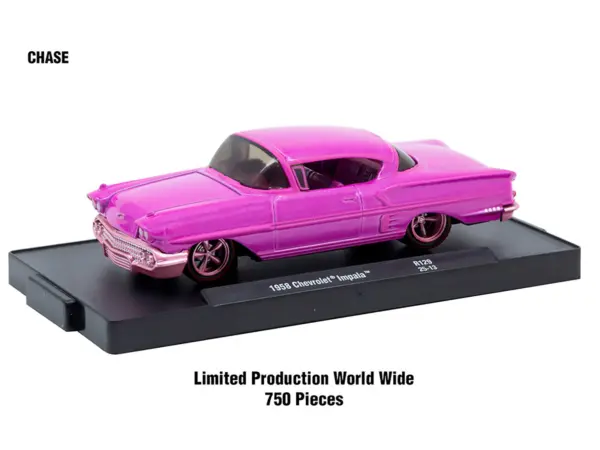 "Auto-Drivers" Set of 4 pieces in Blister Packs Release 129 Limited Edition to 10000 pieces Worldwide 1/64 Diecast Model Cars by M2 Machines #3