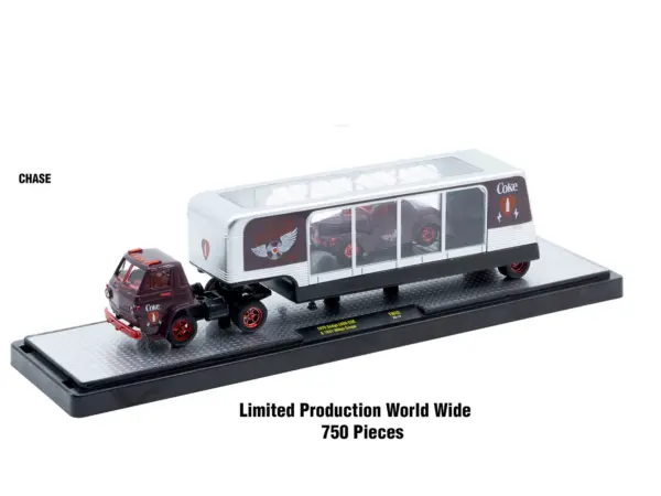Auto Haulers "Coca-Cola" Set of 3 pieces Release 42 Limited Edition to 8200 pieces Worldwide 1/64 Diecast Models by M2 Machines #4