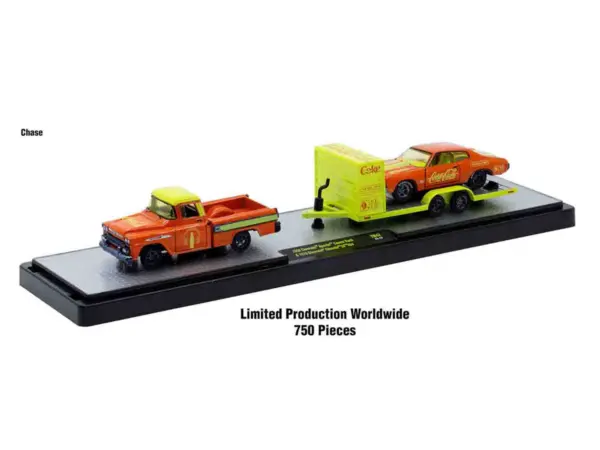 Auto Haulers "Coca-Cola" Set of 3 pieces Release 43 Limited Edition to 6200 pieces Worldwide 1/64 Diecast Models by M2 Machines #3