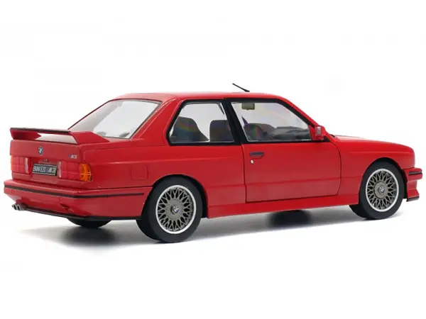 1986 BMW E30 M3 Red 1/18 Diecast Model Car by Solido #4