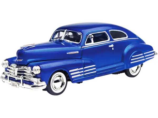 1948 Chevrolet Aerosedan Fleetline Blue 1/24 Diecast Model Car by Motormax #2