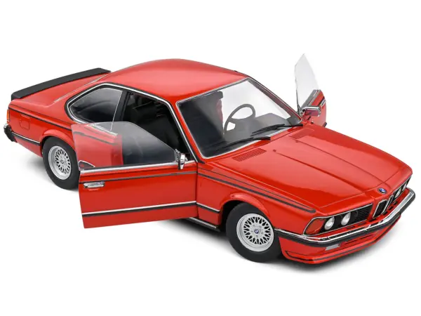 1984 BMW 635 CSI (E24) Henna Red 1/18 Diecast Model Car by Solido #2