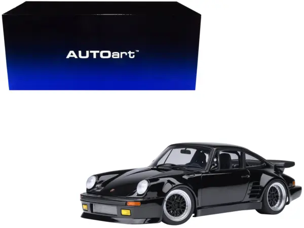Porsche 911 (930) Turbo "Blackbird" Black "Wangan Midnight - Comic #1 Version" Manga 1/18 Model Car by Autoart #1