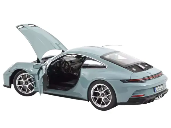 2023 Porsche 911 S/T Meissen Blue 1/18 Diecast Model Car by Norev #4