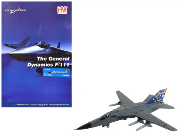 General Dynamics F-111C Pig Aircraft "A8-131 F-111 Operations 30th Anniversary" (2003) Royal Australian Air Force "Air Power Series" 1/72 Diecast Model by Hobby Master #1